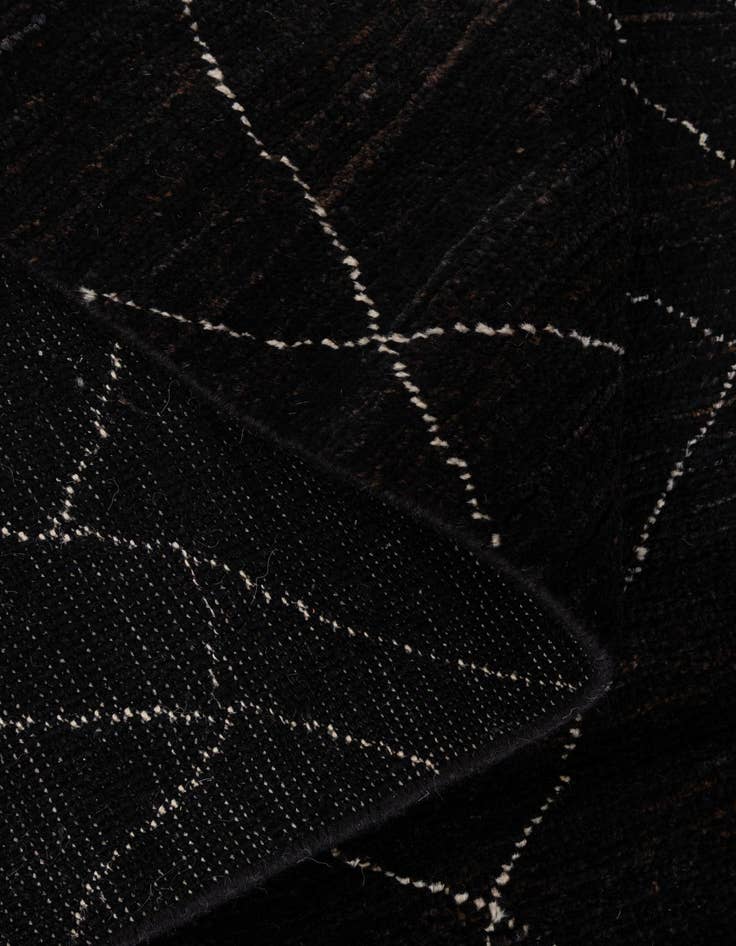 Detail image of  3' 10 x 6' 1  Hand Knotted Moroccan Wool Rug