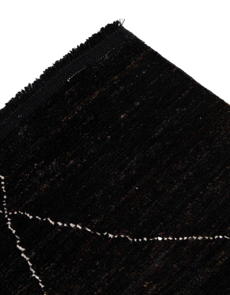 Detail image of  3' 10 x 6' 1  Hand Knotted Moroccan Wool Rug