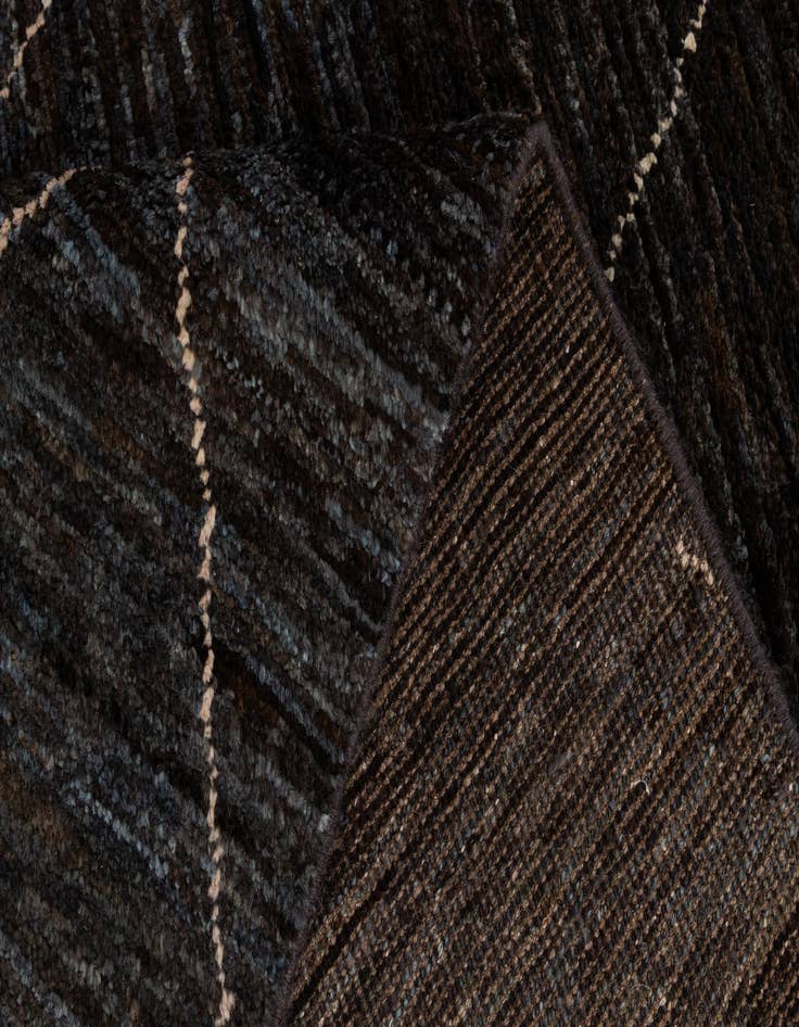 Detail image of  5' 2 x 7' 7  Hand Knotted Moroccan Wool Rug