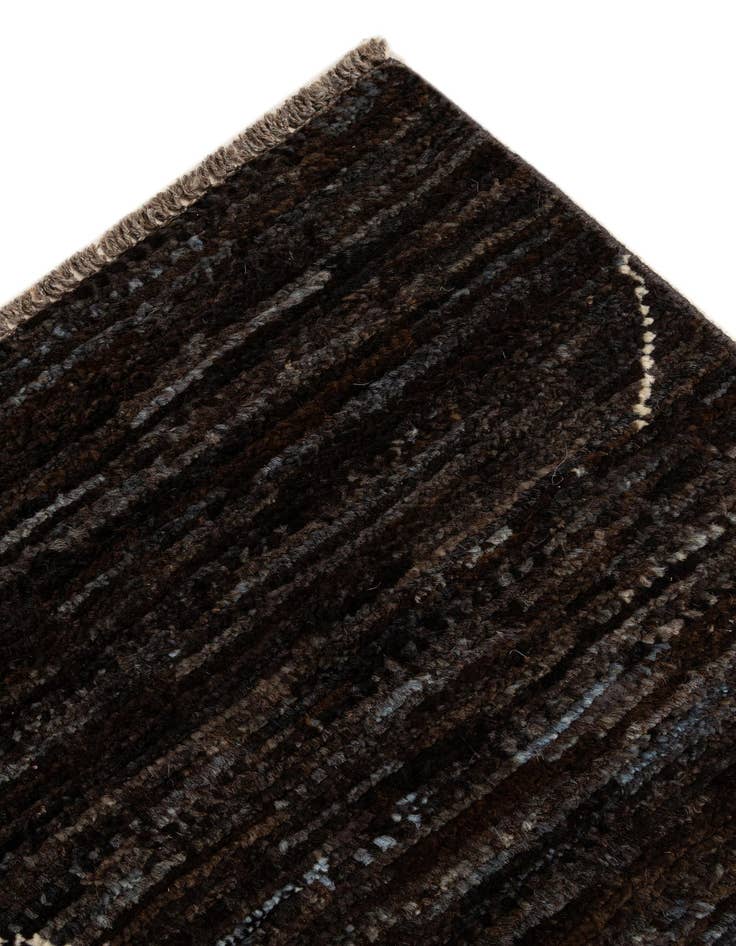 Detail image of  5' 2 x 7' 7  Hand Knotted Moroccan Wool Rug