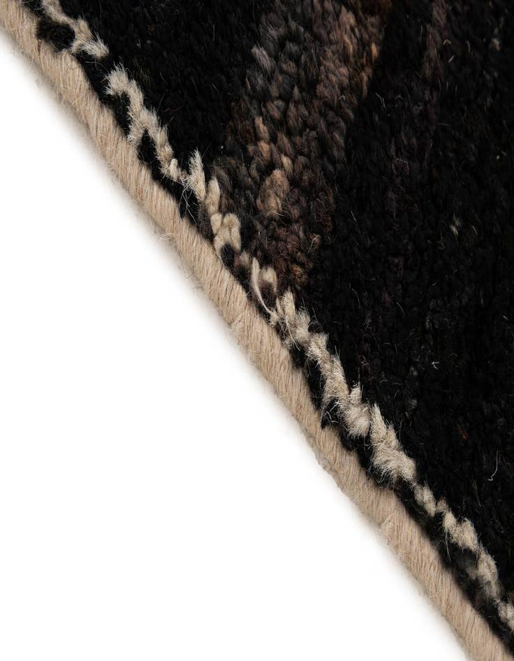 Detail image of  5' 11 x 7' 11  Hand Knotted Moroccan Wool Rug