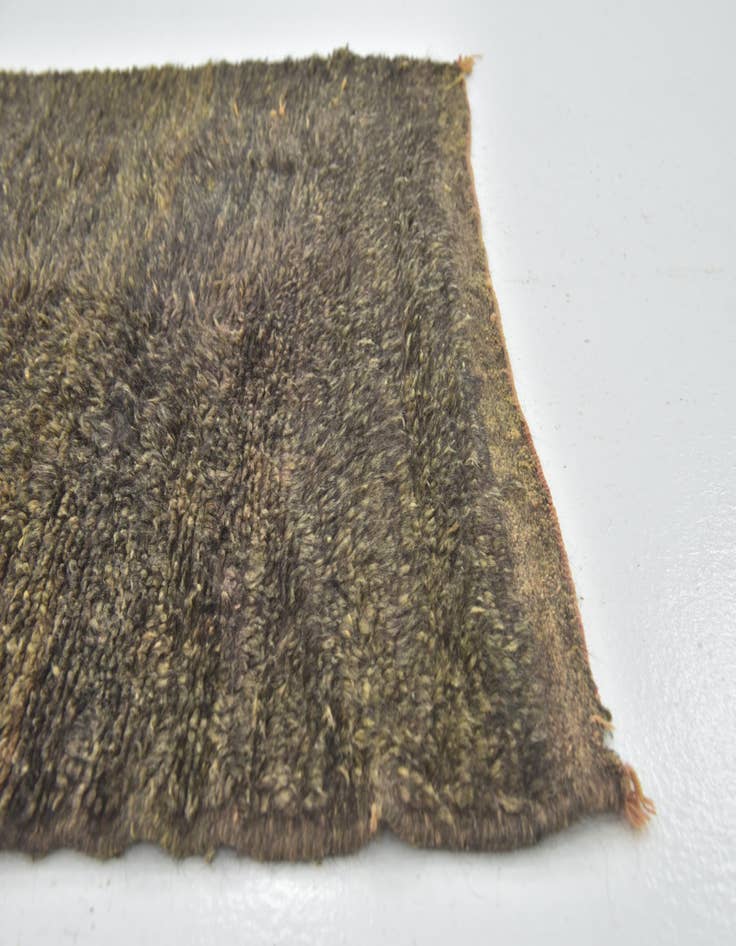 Detail image of  3' 6 x 4' 9  Hand Knotted Moroccan Wool Rug