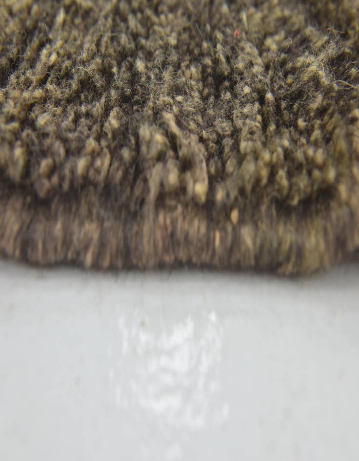 Detail image of  3' 6 x 4' 9  Hand Knotted Moroccan Wool Rug