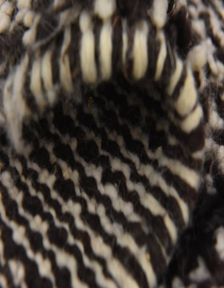 Detail image of  5' 2 x 9'  Hand Knotted Moroccan Wool Rug