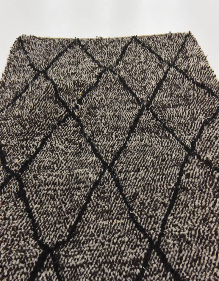 Detail image of  5' 2 x 9'  Hand Knotted Moroccan Wool Rug