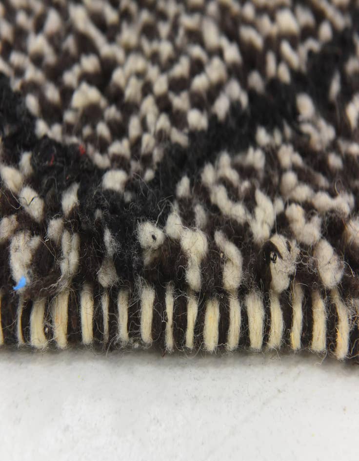 Detail image of  5' 2 x 9'  Hand Knotted Moroccan Wool Rug