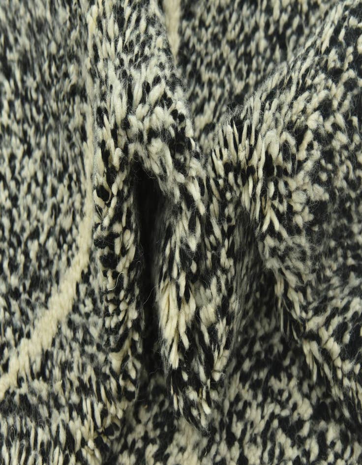 Detail image of  5' 5 x 8' 5  Hand Knotted Moroccan Wool Rug