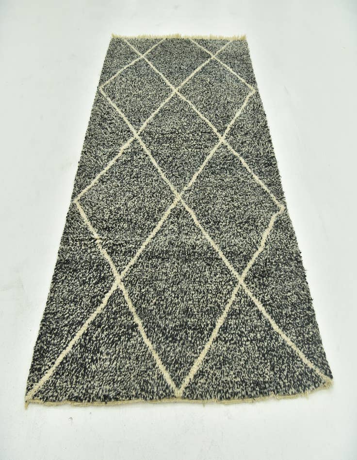 Detail image of  5' 5 x 8' 5  Hand Knotted Moroccan Wool Rug