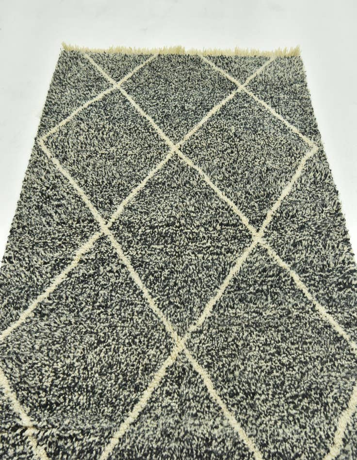 Detail image of  5' 5 x 8' 5  Hand Knotted Moroccan Wool Rug