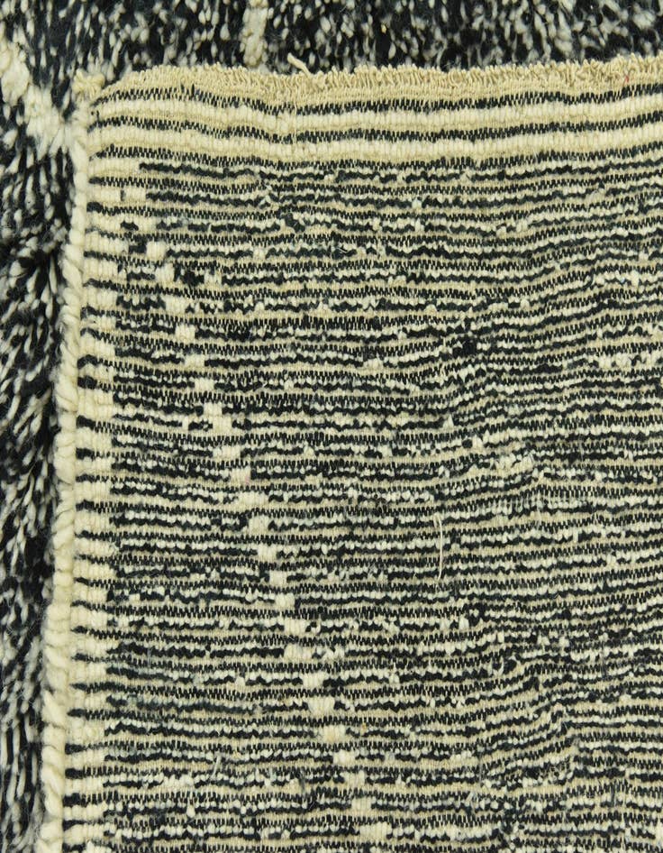 Detail image of  5' 6 x 7' 7  Hand Knotted Moroccan Wool Rug