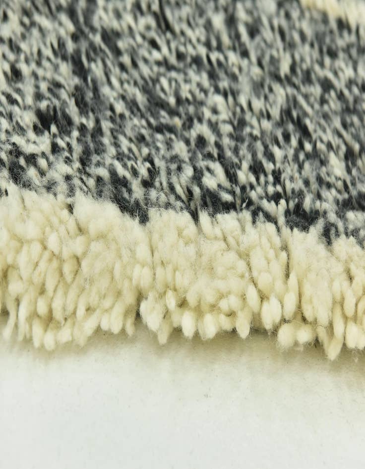 Detail image of  5' 6 x 7' 7  Hand Knotted Moroccan Wool Rug