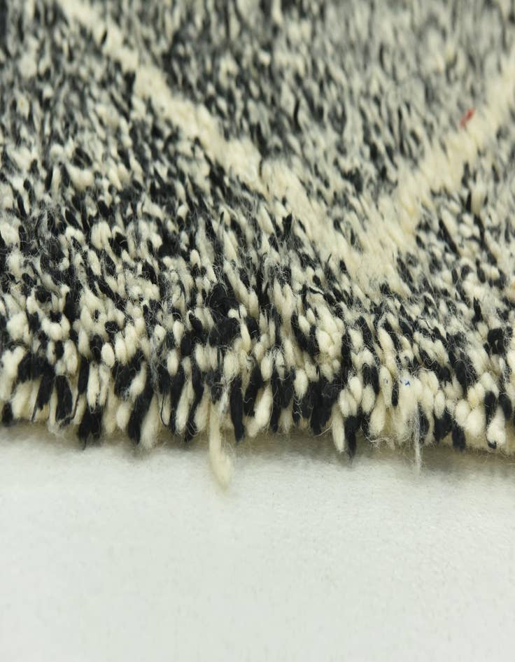 Detail image of  6' 2 x 9' 6  Hand Knotted Moroccan Wool Rug