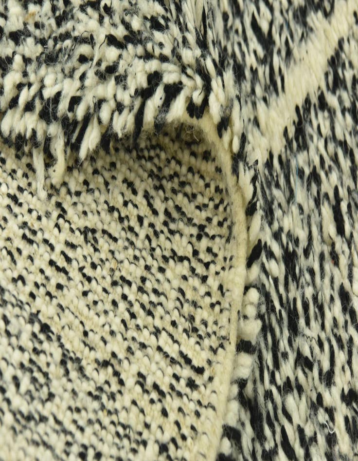 Detail image of  6' 2 x 9' 6  Hand Knotted Moroccan Wool Rug