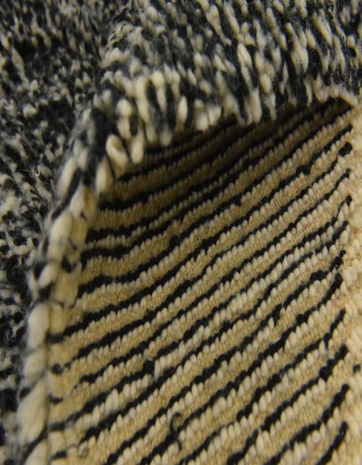 Detail image of  6' 7 x 9' 6  Hand Knotted Moroccan Wool Rug