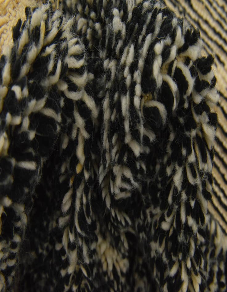 Detail image of  6' 7 x 9' 6  Hand Knotted Moroccan Wool Rug