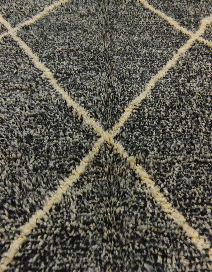 Detail image of  6' 7 x 9' 6  Hand Knotted Moroccan Wool Rug