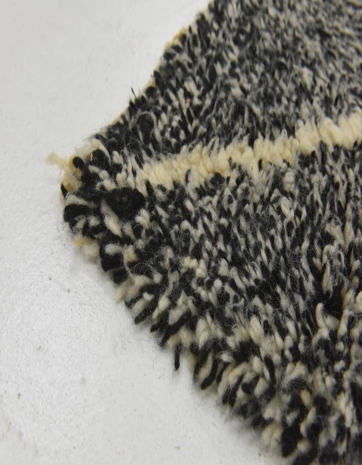 Detail image of  6' 7 x 9' 6  Hand Knotted Moroccan Wool Rug