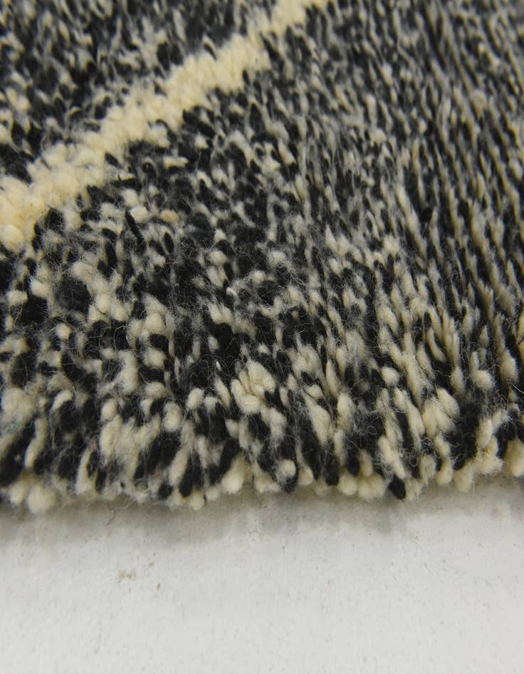 Detail image of  6' 7 x 9' 6  Hand Knotted Moroccan Wool Rug