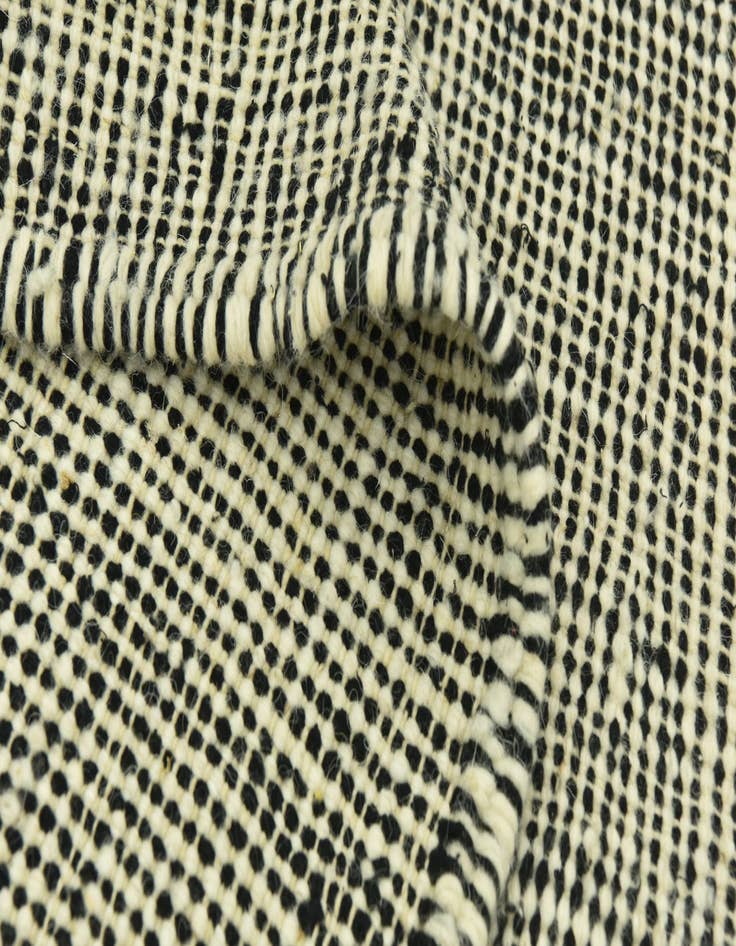 Detail image of  6' 8 x 10'  Hand Knotted Moroccan Wool Rug