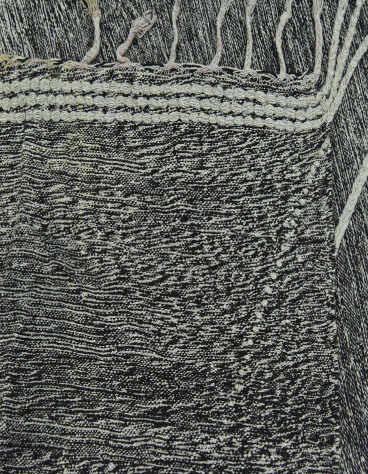 Detail image of  7' 2 x 11' 10  Hand Knotted Moroccan Wool Rug