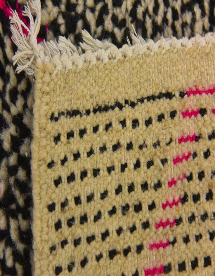 Detail image of  3' 3 x 5' 3  Hand Knotted Moroccan Wool Rug