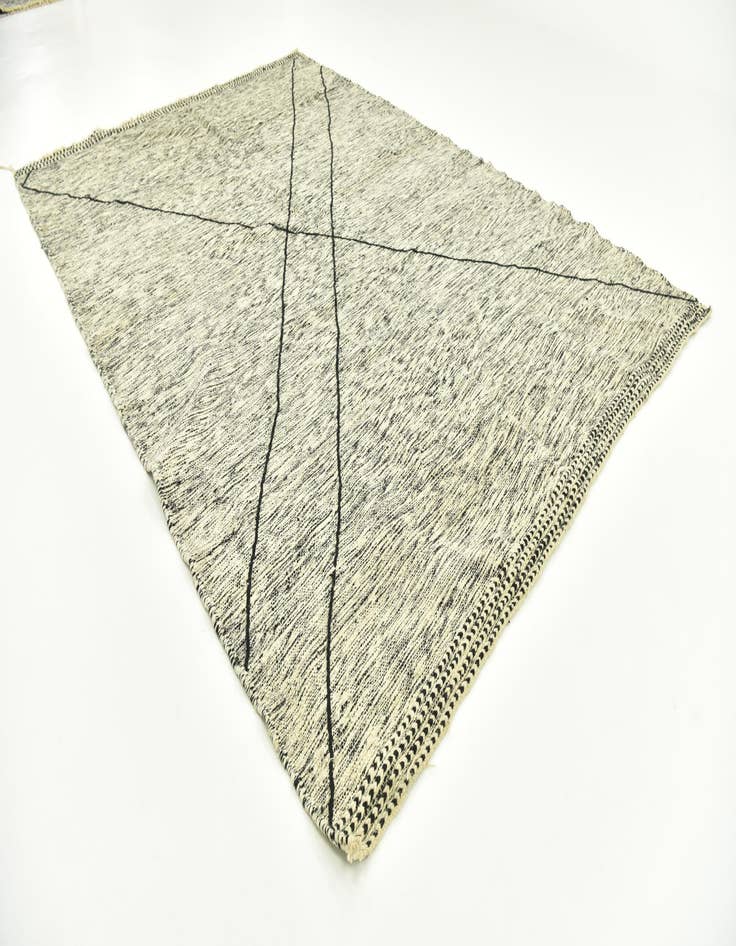 Detail image of  9' 1 x 13' 3  Hand Knotted Moroccan Wool Rug