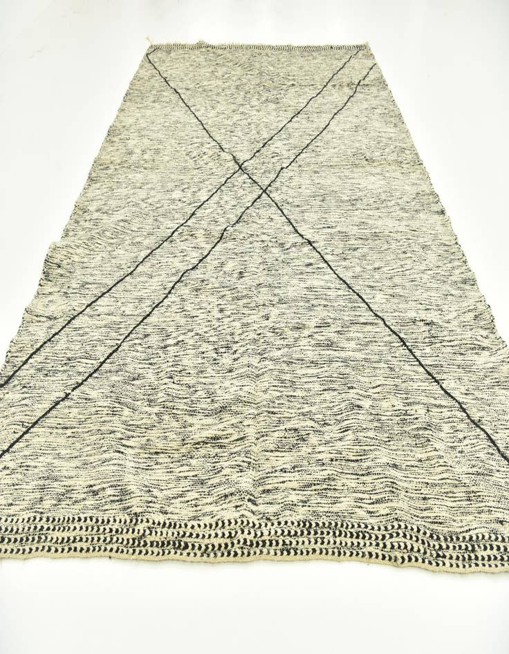 Detail image of  9' 1 x 13' 3  Hand Knotted Moroccan Wool Rug