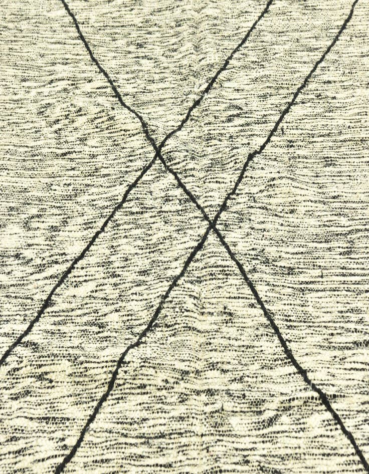 Detail image of  9' 1 x 13' 3  Hand Knotted Moroccan Wool Rug