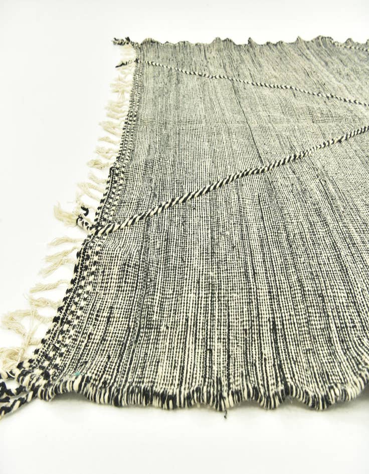 Detail image of  7' 1 x 12' 7  Hand Knotted Moroccan Wool Rug