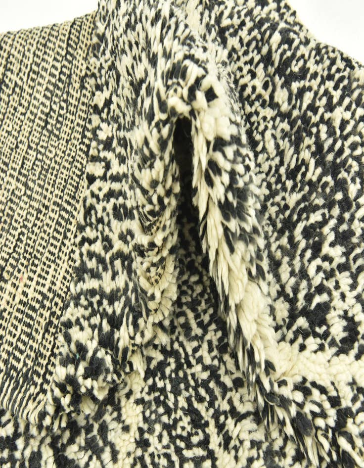 Detail image of  6' 5 x 10'  Hand Knotted Moroccan Wool Rug