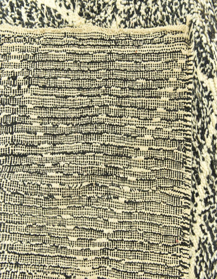 Detail image of  6' 5 x 10'  Hand Knotted Moroccan Wool Rug