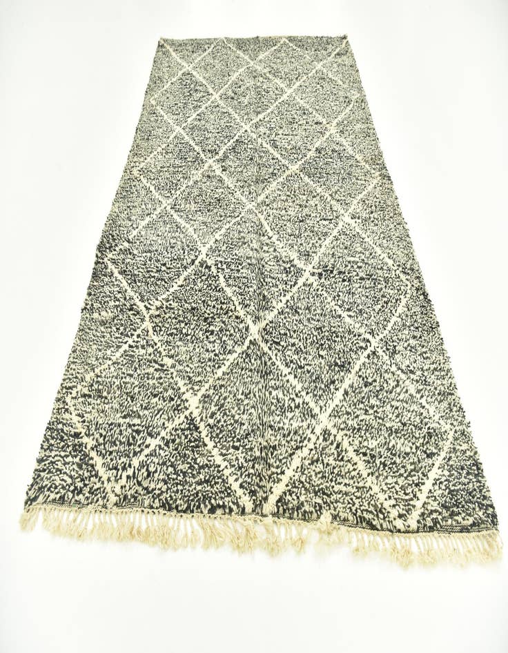 Detail image of  6' 5 x 10'  Hand Knotted Moroccan Wool Rug