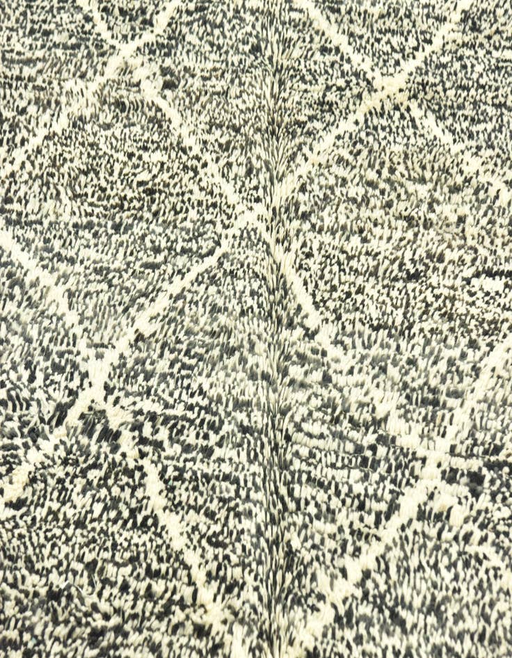 Detail image of  6' 5 x 10'  Hand Knotted Moroccan Wool Rug