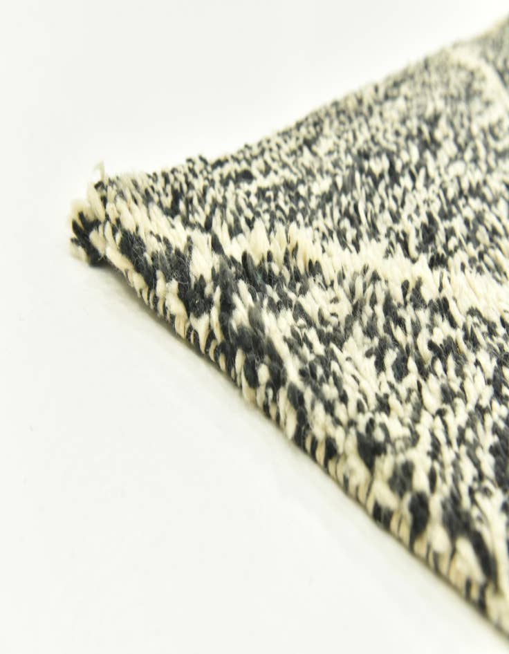 Detail image of  6' 5 x 10'  Hand Knotted Moroccan Wool Rug