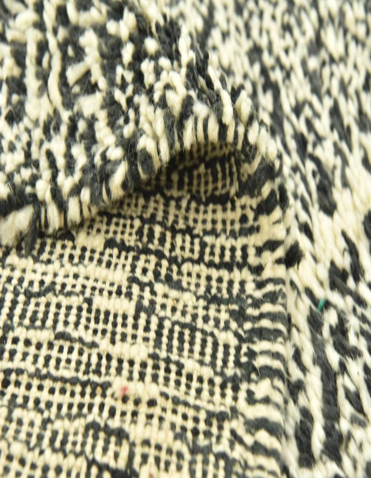 Detail image of  6' 5 x 10'  Hand Knotted Moroccan Wool Rug