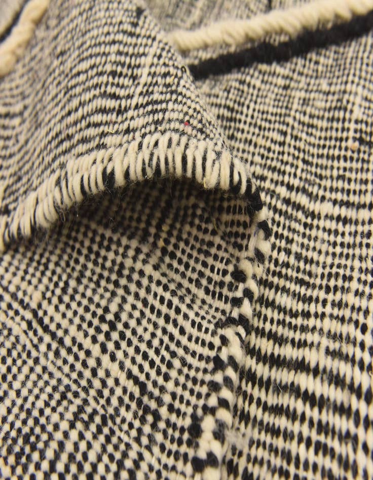 Detail image of  6' 4 x 10' 4  Hand Knotted Moroccan Wool Rug