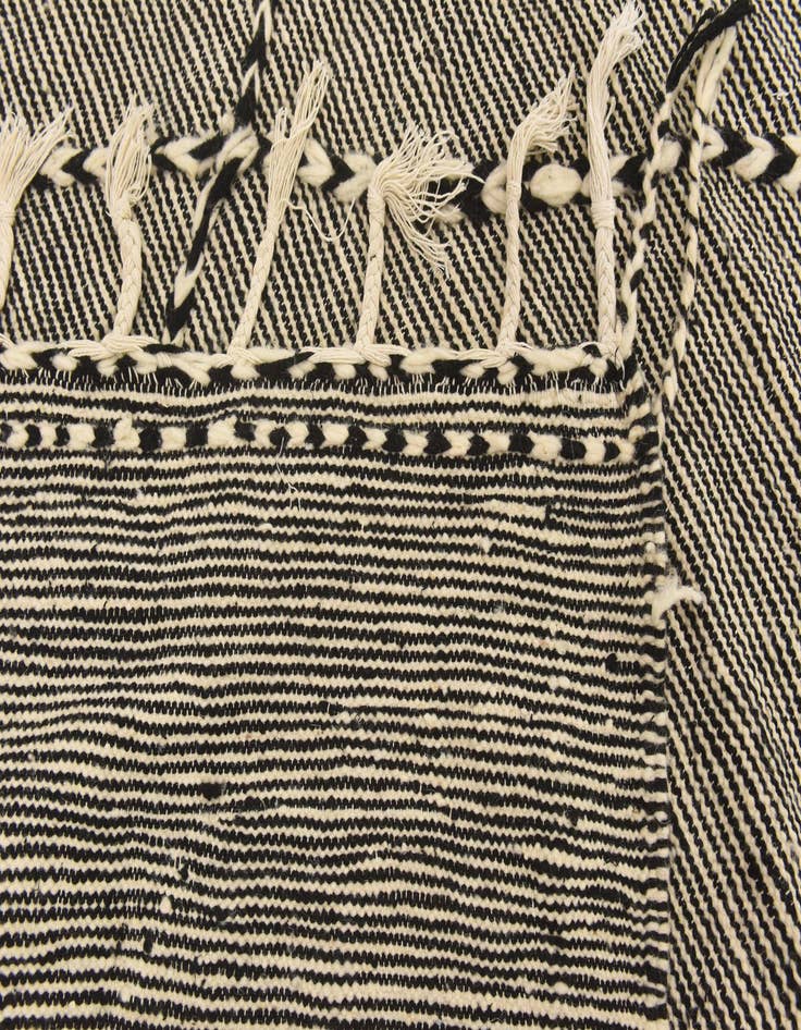 Detail image of  7' 6 x 10' 1  Hand Knotted Moroccan Wool Rug