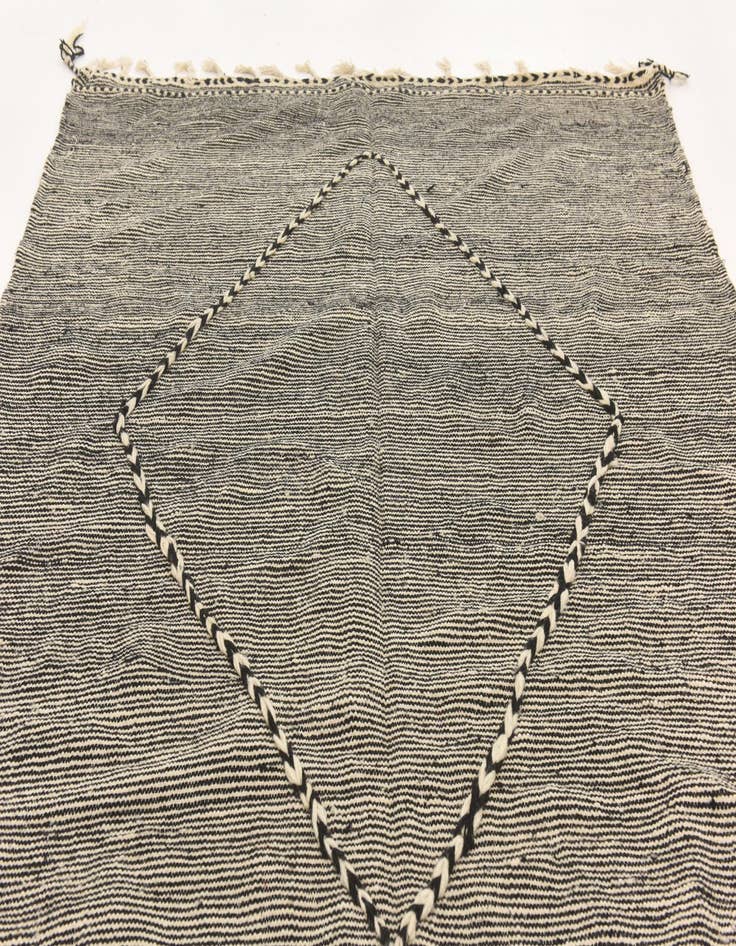 Detail image of  7' 6 x 10' 1  Hand Knotted Moroccan Wool Rug