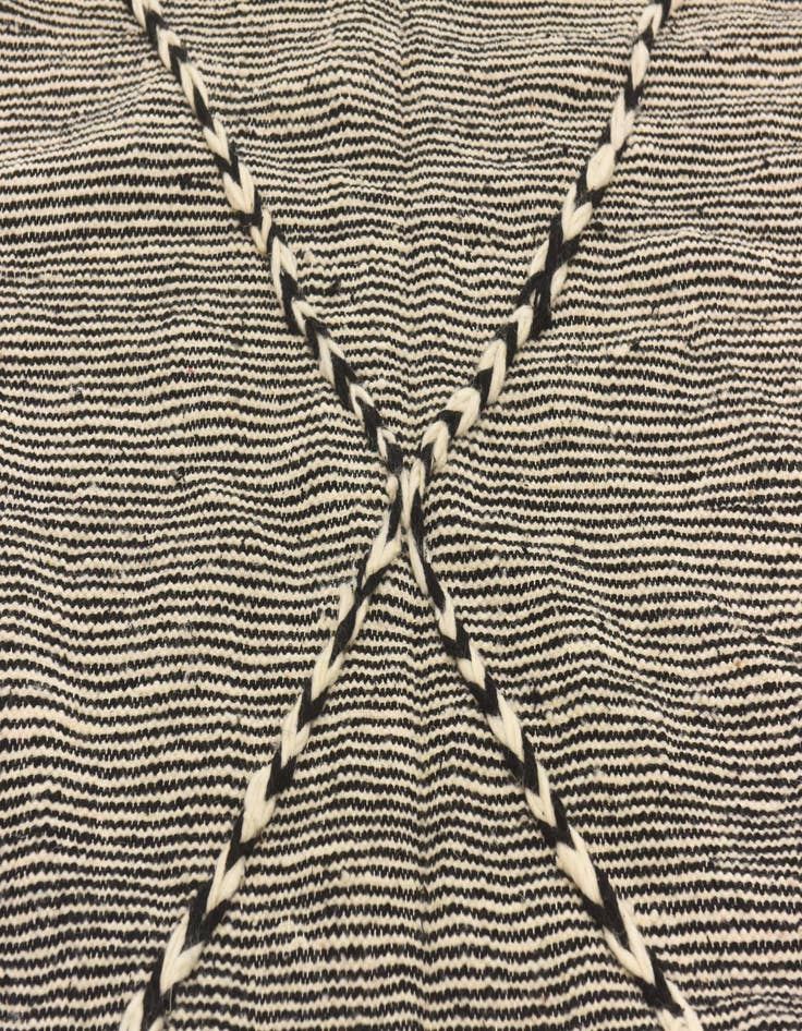 Detail image of  7' 6 x 10' 1  Hand Knotted Moroccan Wool Rug