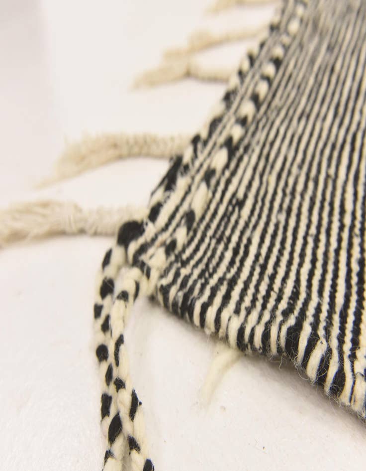 Detail image of  7' 6 x 10' 1  Hand Knotted Moroccan Wool Rug