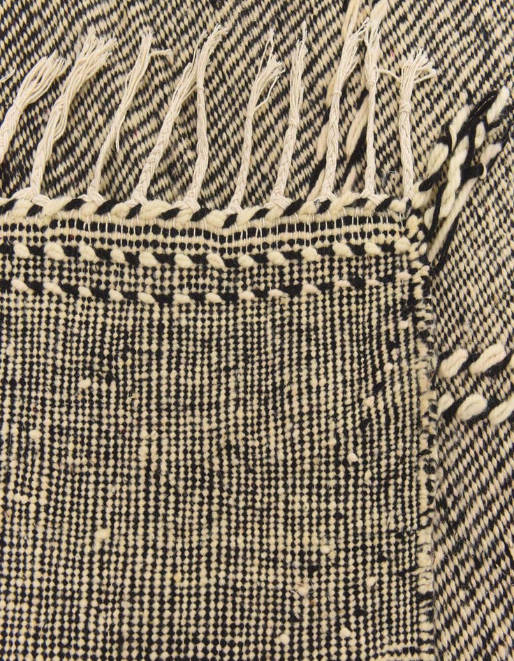 Detail image of  6' 2 x 10' 5  Hand Knotted Moroccan Wool Rug