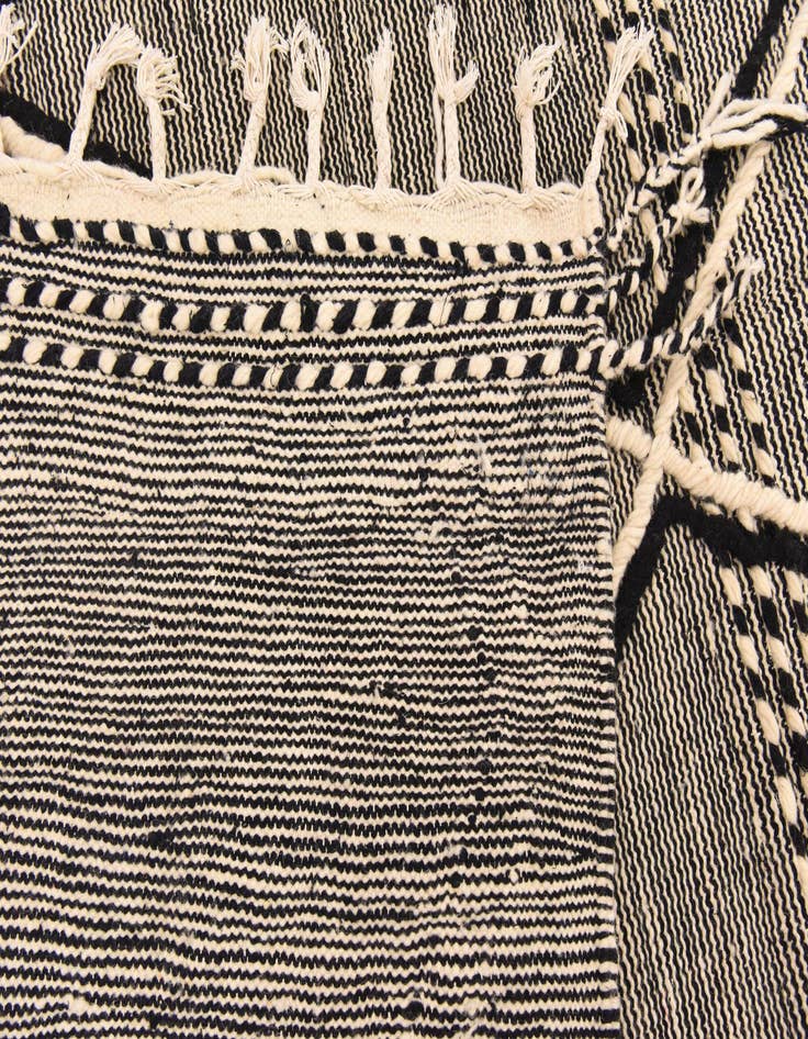 Detail image of  6' x 9' 10  Hand Knotted Moroccan Wool Rug