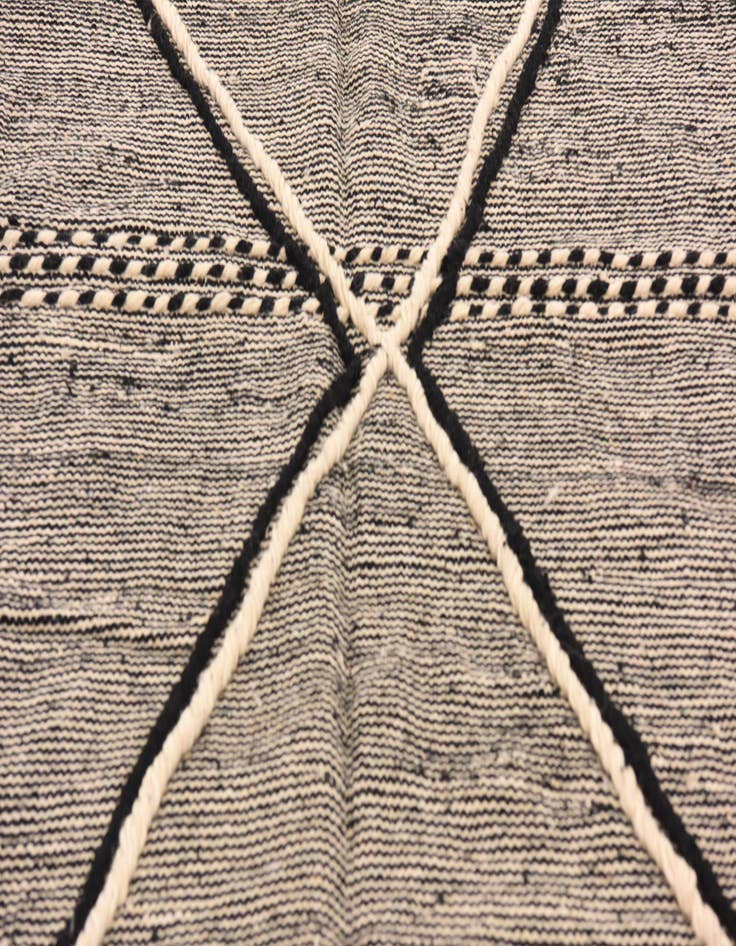 Detail image of  6' x 9' 10  Hand Knotted Moroccan Wool Rug