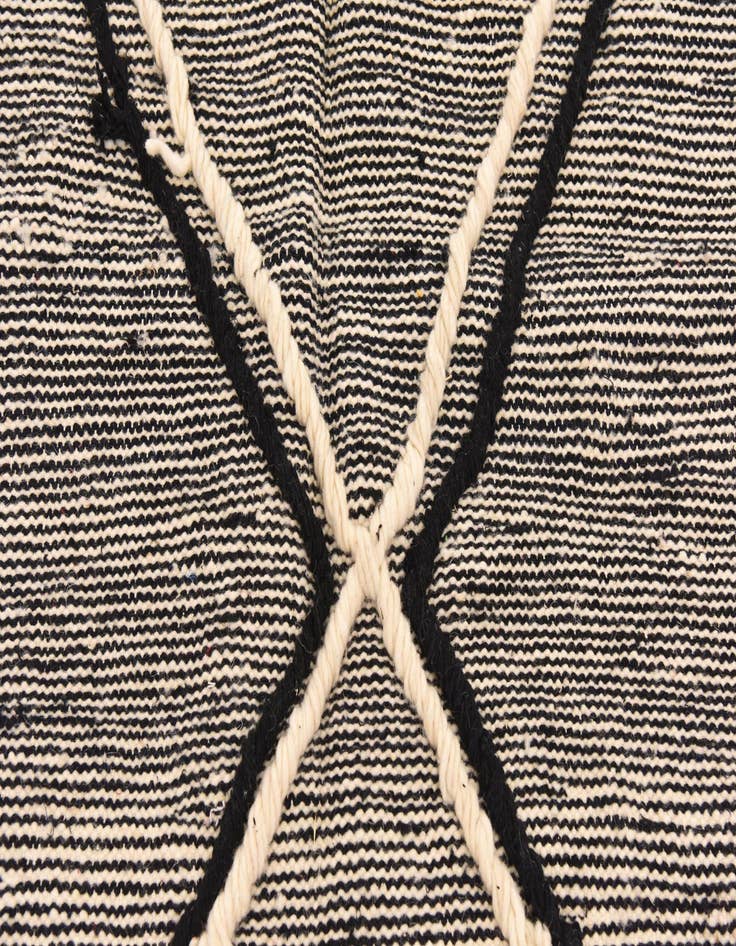 Detail image of  6' x 9' 10  Hand Knotted Moroccan Wool Rug