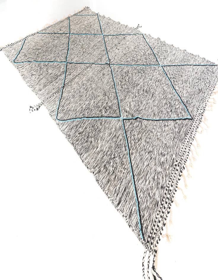 Detail image of  9' 2 x 14'  Hand Knotted Moroccan Wool Rug