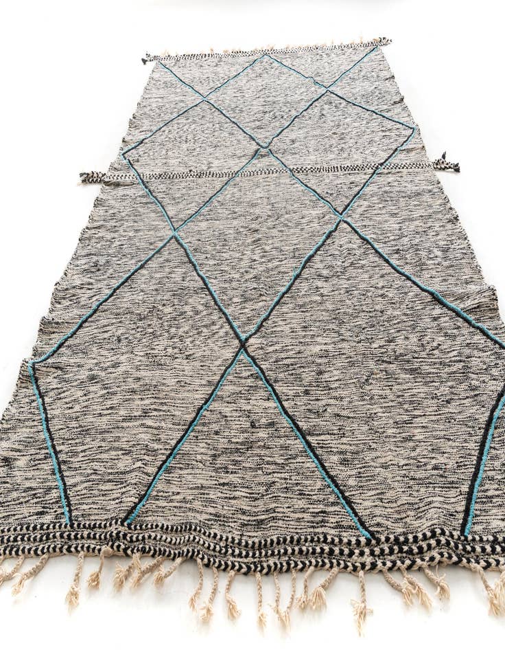 Detail image of  9' 2 x 14'  Hand Knotted Moroccan Wool Rug