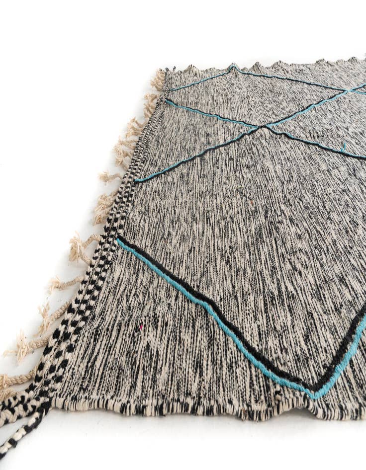 Detail image of  9' 2 x 14'  Hand Knotted Moroccan Wool Rug