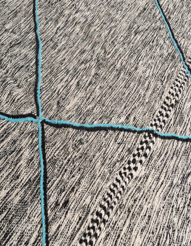 Detail image of  9' 2 x 14'  Hand Knotted Moroccan Wool Rug