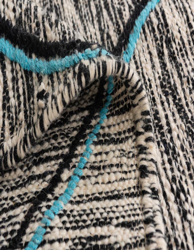 Detail image of  9' 2 x 14'  Hand Knotted Moroccan Wool Rug