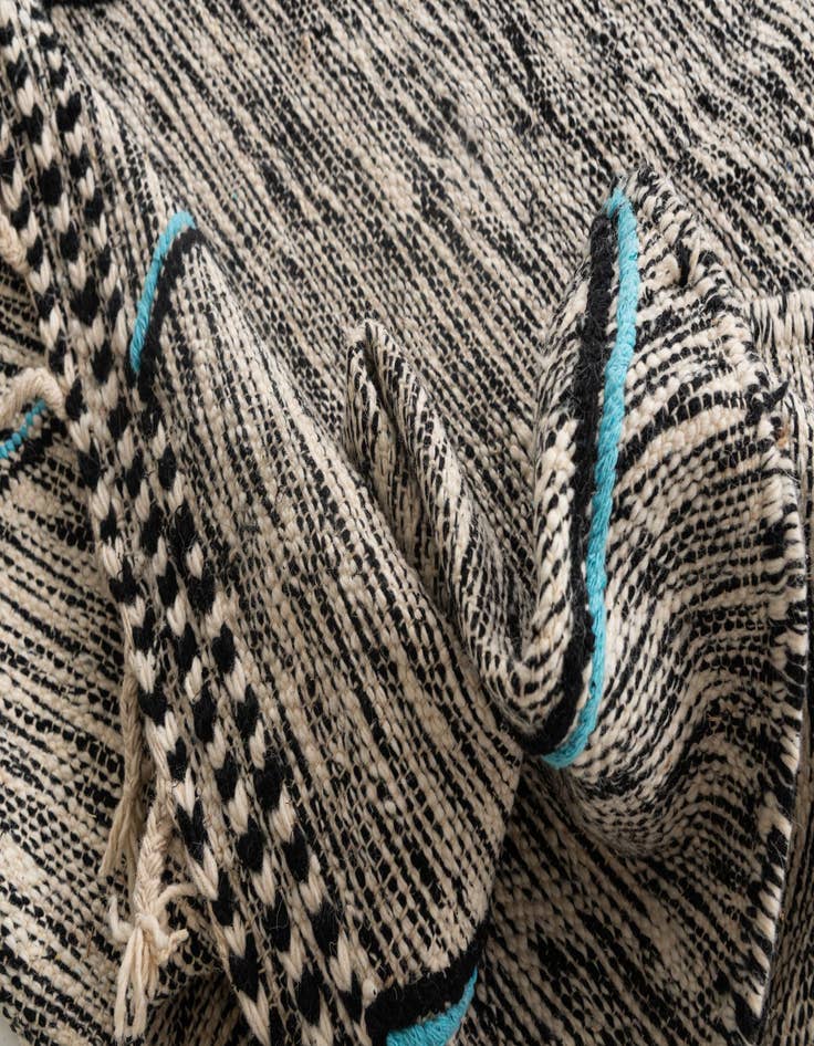 Detail image of  9' 2 x 14'  Hand Knotted Moroccan Wool Rug